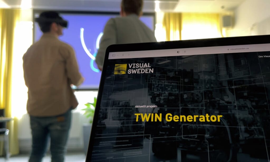 Projektgruppen fick även testa att uppleva en digital tvilling av en maskin i VR, en lösning som Siemens Energy tidigare har tagit fram.